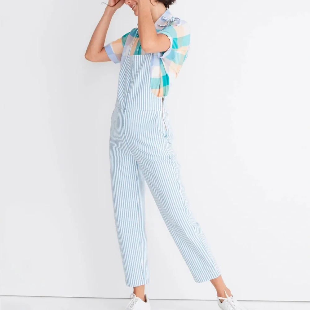 Madewell tie-strap overalls - Picture 2 of 8